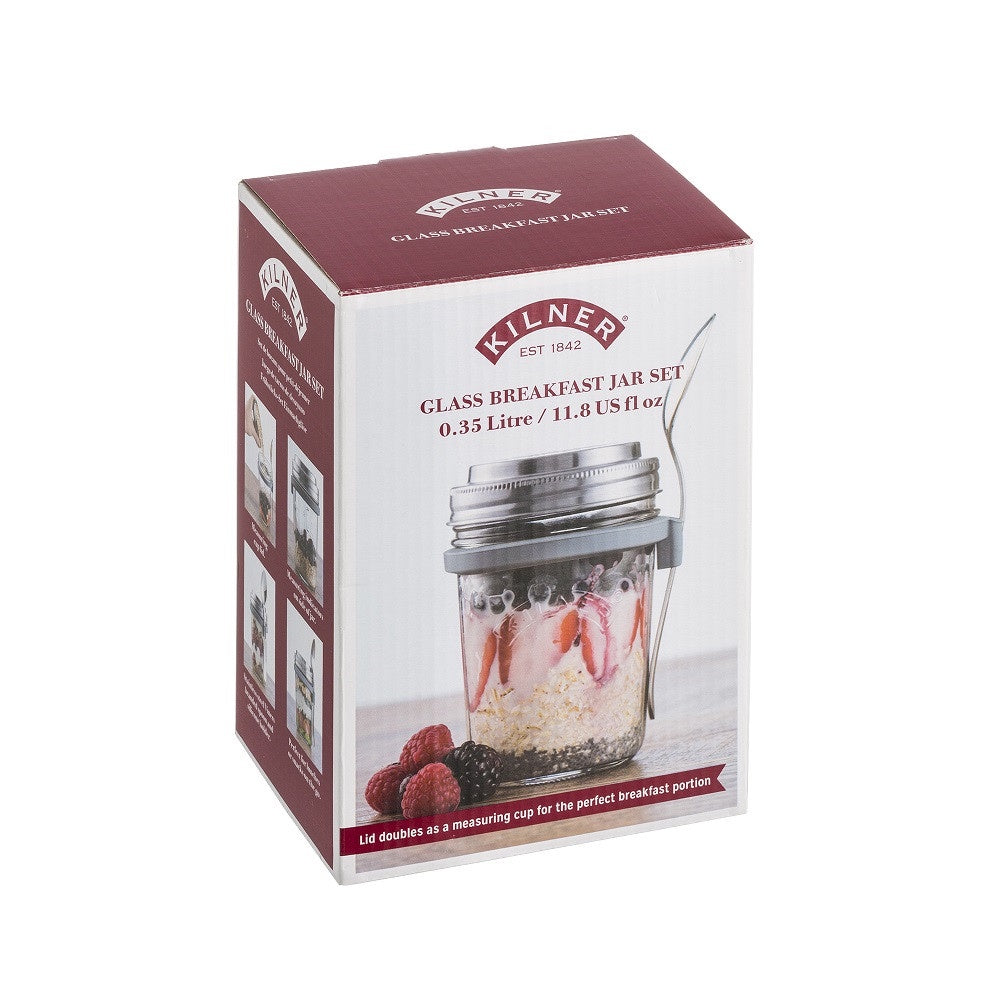 Breakfast Jar Set 350ml - Wasteless Pantry Mundaring