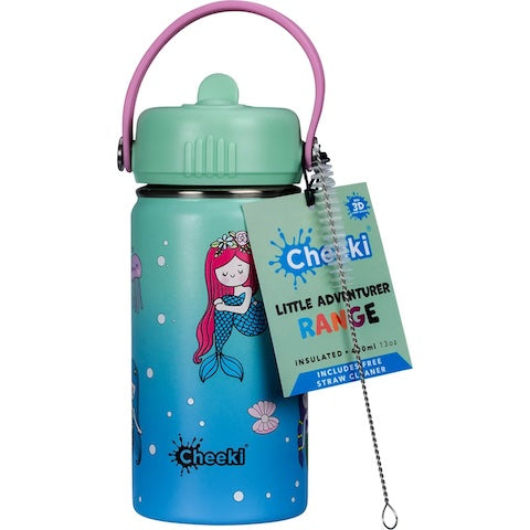Drink Bottle Cheeki Insulated 400ml Kids Bottle - Wasteless Pantry Mundaring