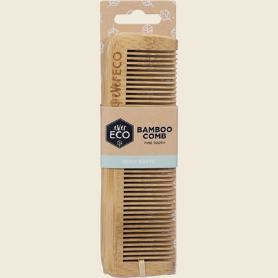 Fine Tooth Bamboo Hair Comb - Wasteless Pantry Mundaring