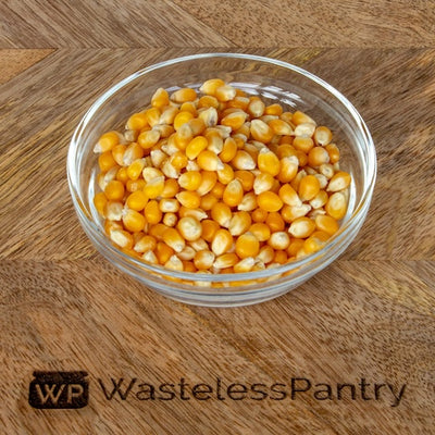 Popping Corn Organic (Aus) 125ml jar - Wasteless Pantry Mundaring