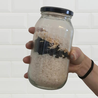 Meal Jar Curried Rice Prepped - Wasteless Pantry Mundaring