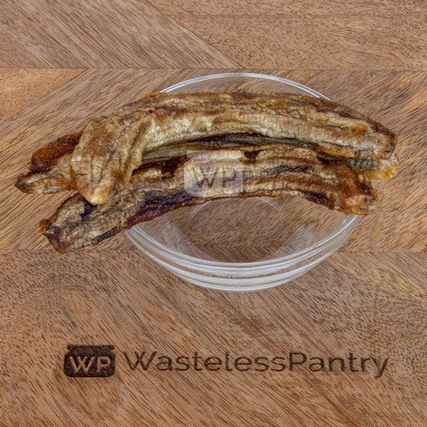 Banana Dried 100g bag - Wasteless Pantry Mundaring