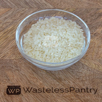 Rice White Short Grain 2000ml jar - Wasteless Pantry Mundaring