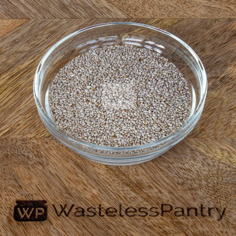 Chia Seed Organic White 500ml jar - Wasteless Pantry Mundaring