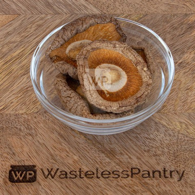 Mushroom Dried Shiitake 500ml jar - Wasteless Pantry Mundaring
