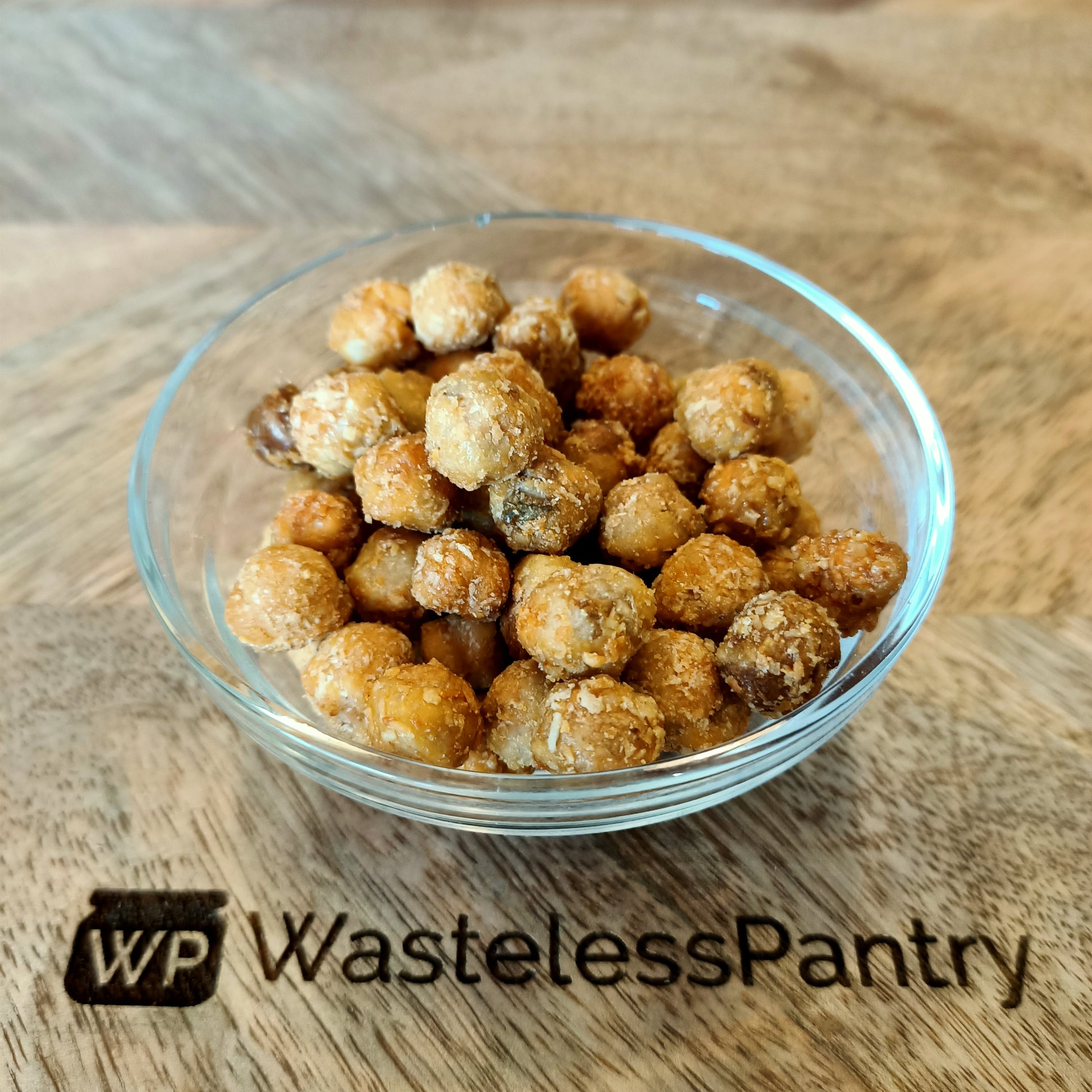 Roasted Chickpeas Coconut and Maple Flavoured 1000ml jar - Wasteless Pantry Mundaring