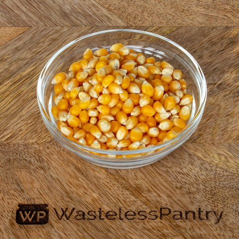 Popping Corn Organic (Aus) 1000ml jar - Wasteless Pantry Mundaring