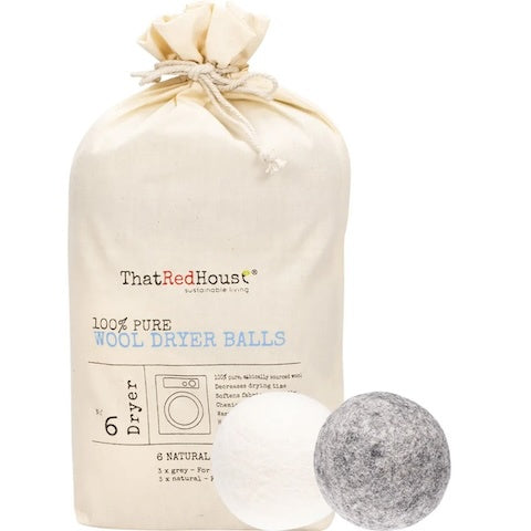 Wool Dryer Balls 100% Pure 6pk - Wasteless Pantry Mundaring