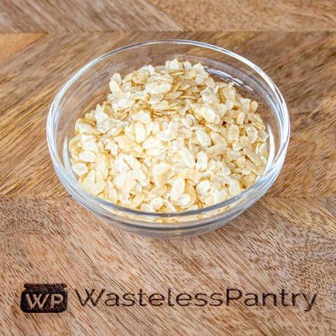 Rice Rolled Flakes 1000ml jar - Wasteless Pantry Mundaring