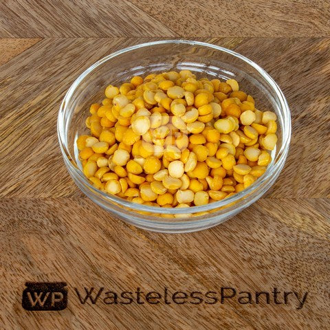 Peas Split Yellow 1000ml jar - Wasteless Pantry Mundaring