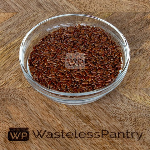 Linseed Flaxseed 125ml jar - Wasteless Pantry Mundaring