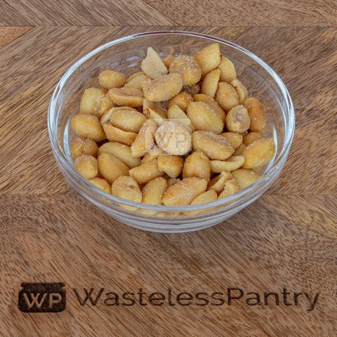 Peanuts Roasted Salted 1kg bag - Wasteless Pantry Mundaring