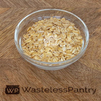 Oats Rolled Wheat Free 1000ml jar - Wasteless Pantry Mundaring