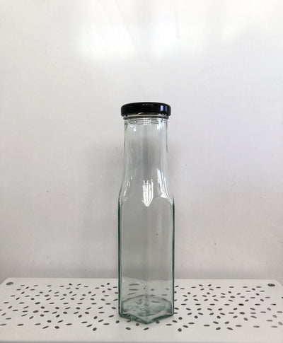 Bottle 250ml Sauce Hexagonal - Wasteless Pantry Mundaring