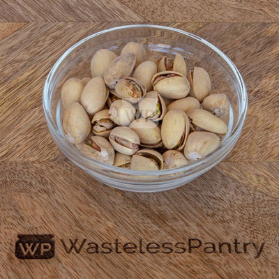 Pistachio Salted in Shell 1000ml jar - Wasteless Pantry Mundaring