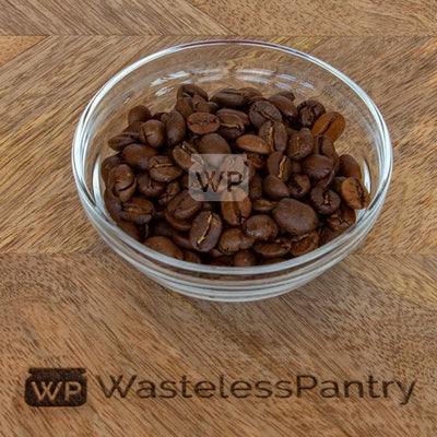 Coffee Beans Bolt Blue 500ml jar - Wasteless Pantry Mundaring
