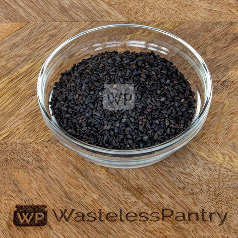 Sesame Seed Black 500ml jar - Wasteless Pantry Mundaring