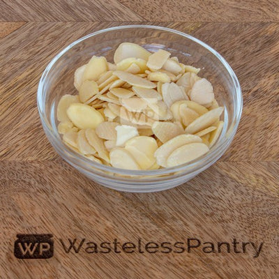 Almonds Flaked 2000ml jar - Wasteless Pantry Mundaring