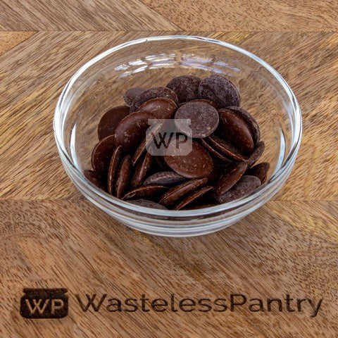 Choc Dark Buttons 125ml jar - Wasteless Pantry Mundaring
