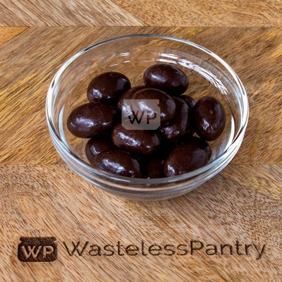 Choc Dark Almonds 500ml jar - Wasteless Pantry Mundaring