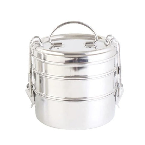 Bento Round Triple 1500ml - Wasteless Pantry Mundaring