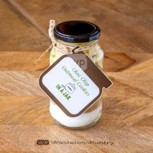 Gift Chocolate Chip Oatmeal Cookies Premade Jar - Wasteless Pantry Mundaring