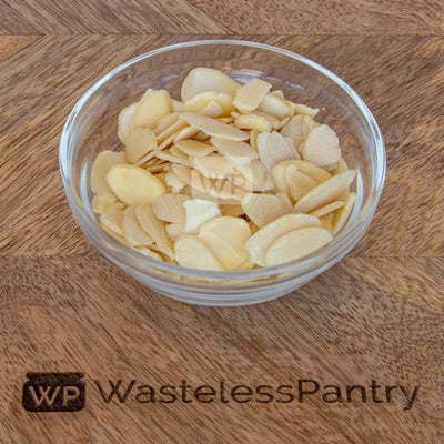 Almonds Flaked 125ml jar - Wasteless Pantry Mundaring