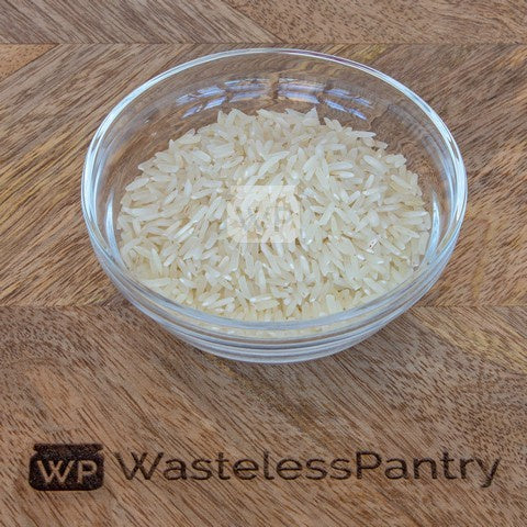 Rice Basmati White Organic 125ml jar - Wasteless Pantry Mundaring