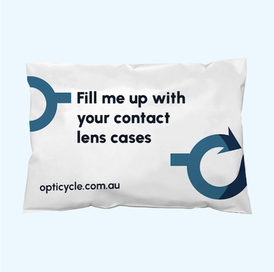 Contact Lens Case Recycling at Home Satchel - Wasteless Pantry Mundaring