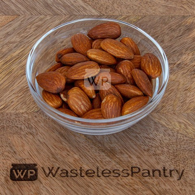 Almonds Dry Roasted Unsalted 1kg bag - Wasteless Pantry Mundaring