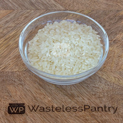 Rice White Short Grain 125ml jar - Wasteless Pantry Mundaring