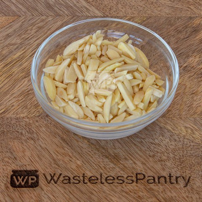 Almonds Slivered 125ml jar - Wasteless Pantry Mundaring