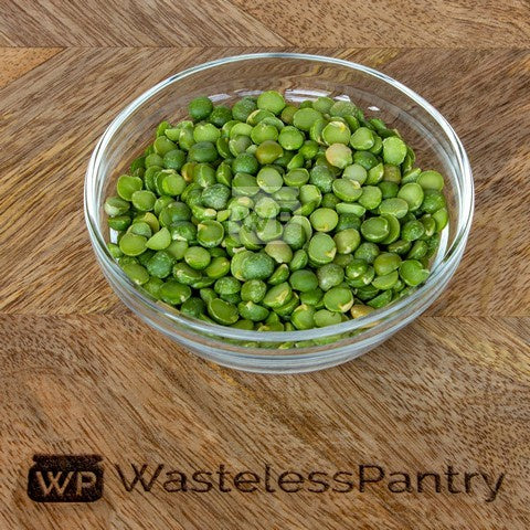 Peas Split Green 100g bag - Wasteless Pantry Mundaring
