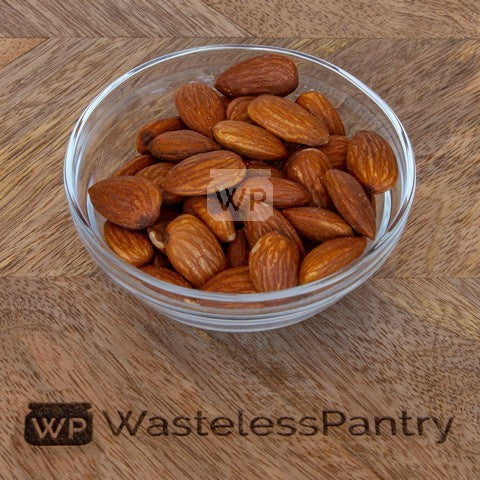 Almonds Dry Roasted Unsalted 500ml jar - Wasteless Pantry Mundaring