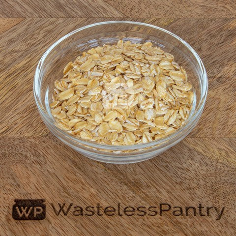 Oats Rolled Wheat Free 125ml jar - Wasteless Pantry Mundaring