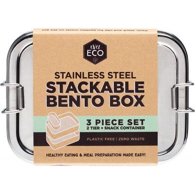 Stainless Steel Stackable Bento Box - Wasteless Pantry Mundaring